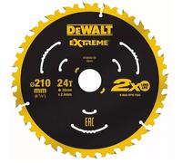DEWALT DT20432 scie circulaire bois 210mm x30 24z