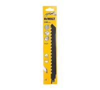 DEWALT Lame de Scie Sabre à Denture au Carbure de Tungstène 240mm DT2420-QZ