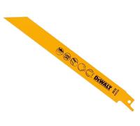 DeWALT DT2354 Lame de scie sabre bimétal 203 mm pour la coupe du métal, 5 pieces