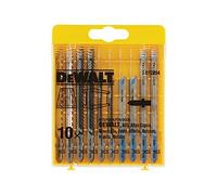 DeWALT Lames de scie sauteuse DT2294 – bois et métal, attache en T – coffret de 10 lames