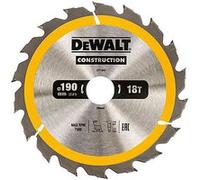 DeWalt Lame scie circulaire construction TCT 190 x30 18T DEWALT G