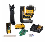 DEWALT Laser multilignes vert 3x360° 18V XR 1x2 Ah télécommandé - DCLE34035D1-QW