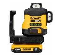 DeWalt Laser croix à nivellement automatique DCLE34031D1-QW 3x360° rayon vert 18 Volt 2.0Ah Li-Ion
