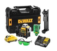 DeWalt Laser multiligne XR 10,8V 3x 360° vert 1x 2,0Ah + chargeur XR