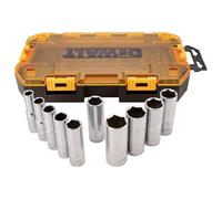 DEWALT Lot de 10 douilles SAE, entraînement 1/2", 10 pièces (DWMT73814)