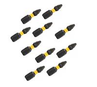 DEWALT Lot de 10 embouts de tournevis sans fil PZ2 Extreme Impact Torsion 25 mm