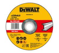 DEWALT Meule à ébarber DEWALT haute performance 230x6x22,23mm métal type 42 (déportée) DW4549AIA-AE Quantité:1