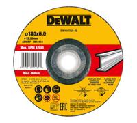 DEWALT Meule à ébarber DEWALT High Performance 180x6x22,23mm métal type 42 (déportée) DW4547AIA-AE Quantité:1