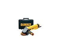 DEWALT - Meuleuse 1200W - DWE4217KD-QS - Meuleuse Filaire avec Coffret, Disque Diamant, Flasque, Clé, Poignée Latérale et Carter de Protection - Lame Ø125mm - Vitesse à Vide 11000tr/min