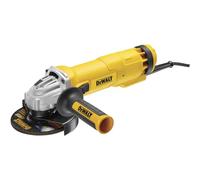 DEWALT - Meuleuse d'Angle - DWE4237-QS - Meuleuse avec Protection Anti-Redémarrage, Carter de Protection et Poignée Latérale Multi-Positions - Lame Ø125mm - Régime à Vide 11500 tr/min - 1400W