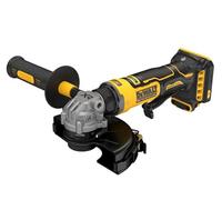 DEWALT Meuleuse d'angle sans fil 125 mm 18V XR Brushless Compact, frein électronique, machine seule, DCG404N-XJ