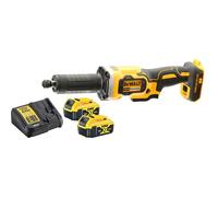 DeWALT DCG426P2 Meuleuse droite 6 mm XR (18V/2x5,0 Ah) Tstak