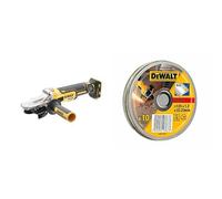 DEWALT - Meuleuse Tête Plate Brushless XR 18V 5Ah Li-Ion - DCG405FN-XJ - Meuleuse d'Angle sans Fil avec Poignée Latérale et Freinage Automatique - Lame Ø125mm - Vitesse à Vide 9000tr/min & DeWalt