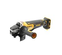 DeWalt DCG406N-XJ DCG406N-XJ-Mini Rectifieuse sans balais XR 18V 125mm sans chargeur/batterie avec interrupteur homme mort, démarrage progressif, frein, embrayage, jaune