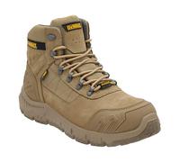 DEWALT Milburn Bottes de travail imperméables en cuir nubuck pour homme, bout en acier, S7, stone, 46 EU