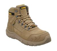 DEWALT Milburn S7 Bottes de sécurité imperméables en cuir nubuck avec embout en acier pour homme, stone, 44 EU