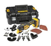 dewalt multi-cutter dewalt dcs355m2 18v 2 x 4.0ah li-ion sans charbons + 32 accessoires coffret t-stak
