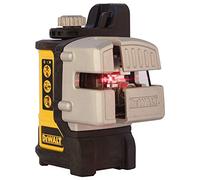 DEWALT - Niveau Laser Multilignes 3 Faisceaux - DW089K-XJ - Niveau Laser Autonivelant 4° sans Fil avec Faisceaux Rouges et Coffret - Précision +/-3mm@10m - Distance 20m