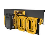 DEWALT Organiseur de batterie, peut contenir jusqu'à 4 piles, rail de montage, compatible avec le système de rangement DEWALT Workshop (DWST82819)