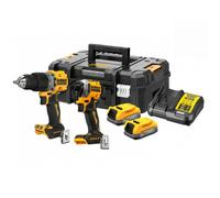 DEWALT Pack perceuse et visseuse à chocs 18V 2x1,7 Ah - DCK2050E2T-QW