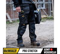 DEWALT Harrison Pantalon de Travail Utilitaire pour Homme, Coupe régulière, Noir/Gris, 76,2 x 83,8 cm (l x L)
