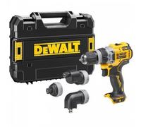 DeWalt Perceuse-visseuse multi-têtes DCD703NT-XJ 12V avec coffret