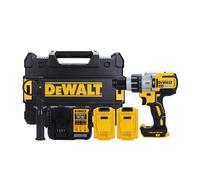 DEWALT Perceuse Visseuse à Percussion Premium XRP 18V 5 Ah Li-Ion Brushless - 2 Batteries - Système Automatique - Convient pour une Utilisation Professionnelle - Coffret TSTAK Inclus, DCD996P2-QW