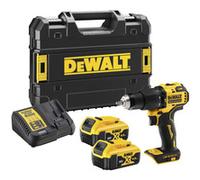 DEWALT Perceuse-visseuse à percussion sans fil DCD709M2T-QW, 18 Volts, Perceuse à percussion