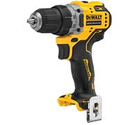 DeWALT Perceuse-visseuse sans fil DCD701N-XJ 12 V, couple puissant à 15 positions, robuste, compatible avec toutes les batteries XR 12 ou 10,8 Volts