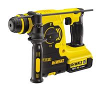 DEWALT - Perforateur SDS - brushless 2.1J 18V 4Ah Li - Ion - perforateur sans fil avec 2 batteries et chargeur - cap. de perçage max. béton/métal/bois 24/13/26mm - vitesse 0- 1200tr/min - DCH253M2-QW