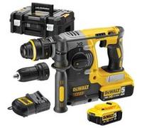 DeWalt - Perforateur SDS-Plus 18V Li-ion 5Ah Moteur sans charbon + Mandrin sans CH274P2T G