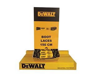 DeWALT Polyester/Coton 150 cm Lacets de coffre en Distributeur (60 paires)
