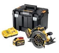DEWALT - Scie circulaire 190mm 54V XR FLEXVOLT + 2 batteries 9Ah + chargeur + coffret TSTAK VI - DEWALT - DCS578X2-QW