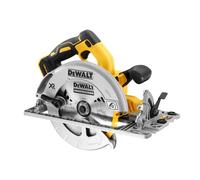 DEWALT Scie circulaire XR 18V Brushless 184mm - Sans fil, 58mm de coupe, compatible rail de guidage, LED & coffret TSTAK - Machine nue DCS572NT-XJ
