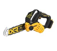 DEWALT Scie d’élagage Brushless 18V XR 20 cm, DCMPS520N-XJ | Scie d’élagage 18V XR avec guide 20 cm, moteur Brushless, huilage auto et poignée body grip pour coupe maîtrisée.