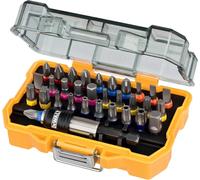 DEWALT Set 30 Bits +1 Porte-échantillons+1 Raccord Set pour Tournevis En Boîte
