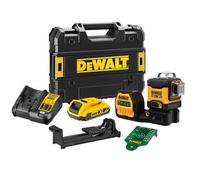 DeWALT set DCD701 perceuse visseuse + DCE089 Laser croix vert 12V 2,0 Ah Li-Ion en étui TSTAK DCK212D2T