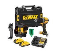 Dewalt Set : laser DCLE34031 + perceuse DCD805 + 2x batteries + chargeur + mallette DCK2095D2T