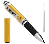DEWALT Stylet Mini 3-en-1 Robuste, Stylo Tactile de Poche avec Bille, Pointe écran Tactile et pavé numérique, Compatible iPhone/iPad, Recharge Incluse, idée Cadeau pour Papa