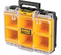 DeWALT Tough-System 2.0 DWST83392-1 Organiseur demi-format, IP54, organisation efficace, 127x262x365mm