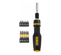 DEWALT Tournevis à embouts avec cliquet DEWALT, y compris jeu d'embouts 10 pces DWHT68001-0 Quantité:1