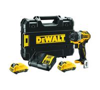 Visseuse XR 12V 2Ah Li-Ion Brushless DEWALT 15 Réglages de Couple - DCF601D2-QW