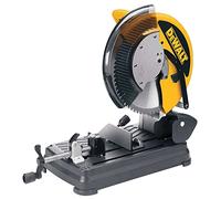 DEWALT - Tronçonneuse à Disque - DW872-QS - Tronconneuse Métaux avec Lame Dents Carbure et Base large en Acier - Cap. de Coupe Max à 90° 10x10cm - Disque Ø355mm - Vitesse 1300tr/min - 2200W
