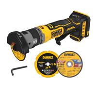 DEWALT Tronçonneuse compacte 76 mm 18 V XR Brushless pour une coupe rapide et précise, outil seul, DCG430N-XJ