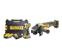 DEWALT - Visseuse à Chocs Brushless XR 18V Li-Ion 5Ah - DCF887P2-QW - Visseuse Électrique sans Fil & Meuleuse XR 18 V 125 mm Brushless DEWALT DCG405NT (machine nue)