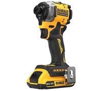 DEWALT - Visseuse à Chocs Compacte XR 18 V Brushless, Inclue 2X Batteries 2Ah, 1X Chargeur, 1x coffret de transport, DCF850D2T-QW