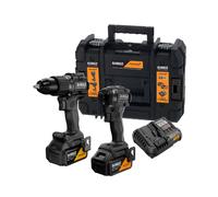 DeWALT X MCLAREN DCK2222MP2T-QW Perceuse-visseuse Sans Fil 18 V XR (DCD86M) & Visseuse À Chocs Sans Fil (DCF86M) Ensemble Combiné (2 Batteries 5,0 Ah + Chargeur)