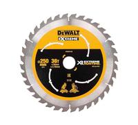 DeWalt XR Extreme Runtime Lame de scie circulaire statique, 1 pièce, 250/30 mm 36 WZ/FZ, dt99572 de QZ Noir/Jaune