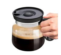 dewdat Clear Glass Coffee Mugs | 16oz Travel Coffee Cup Glass Mugs | Pot Drinking Cups With Lid For Hot Cold Beverage Milk Latte Cappuccino Water Juice Home Camping Party Picnic