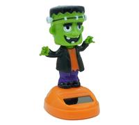 dewdat Figurines - Figurine Zombie Halloween À Tête Tremblante - Statuette Danseuse Vibrante pour Console Centrale Halloween Décoration